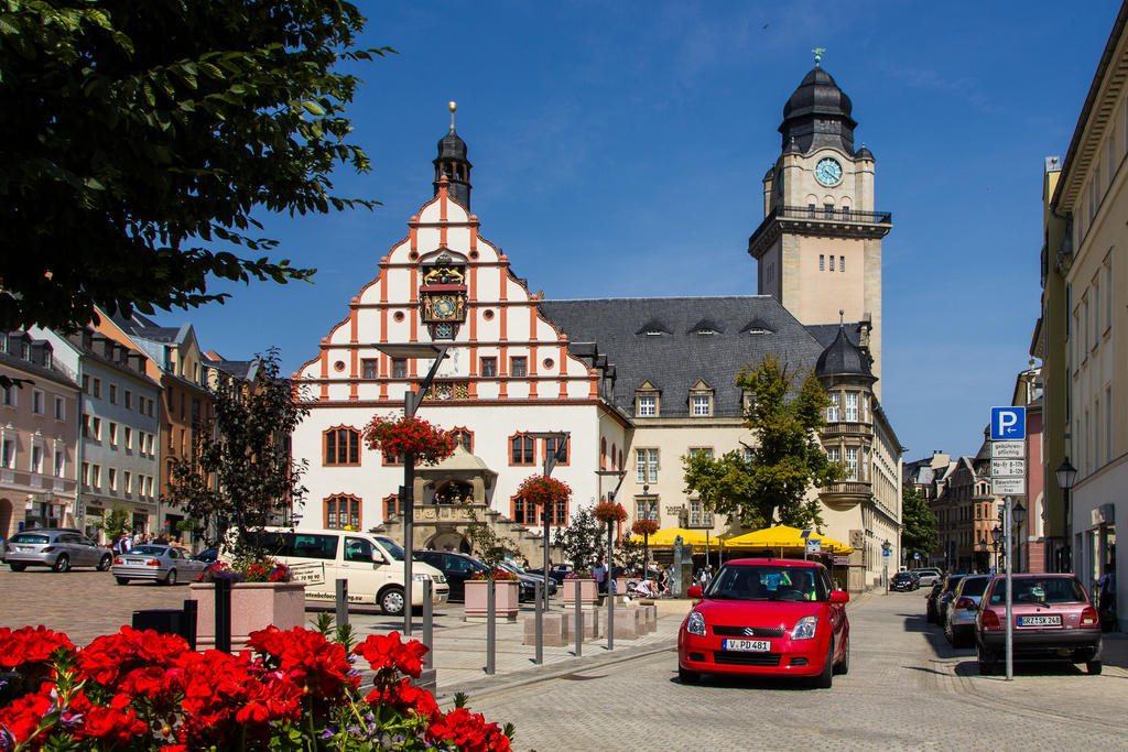 Hotel Garni Am Klostermarkt Plauen Esterno foto